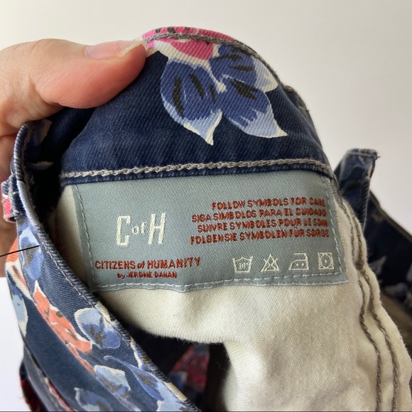 Citizens of humanity Chloe highwaist floral shorts - Picture 5 of 6